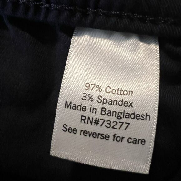 Croft & Barrow Women’s Shorts XL linen Blend Navy Blue - Picture 4 of 5